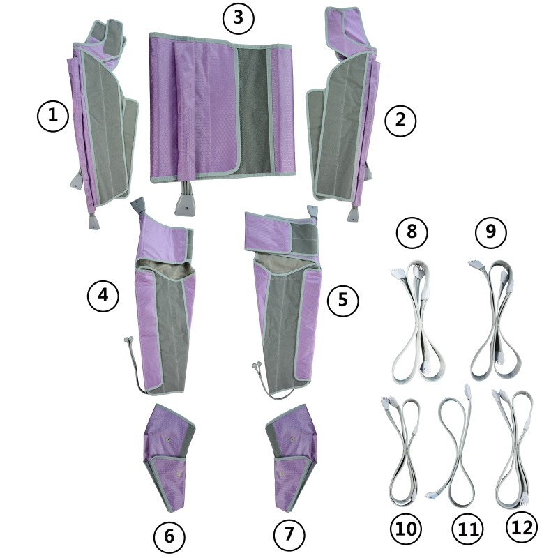 Lymphatic Drainage Manufacturer - Bulk 48 Airbags Body Pressotherapy