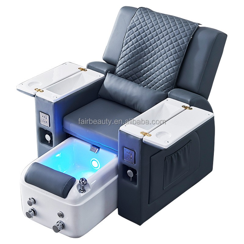 Pedicure Chair Factory - OEM Electric LED Lights Reclining Massage