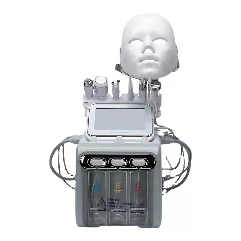 Aqua Facial Machine Supplier - Bulk 7in1 H202 Bubble LED Mask