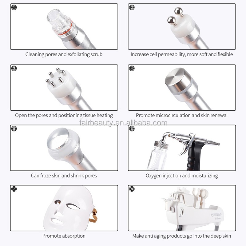 Spa Facial Machine Factory - Bulk 10 in 1 RF Bio-lifting Microdermabrasion