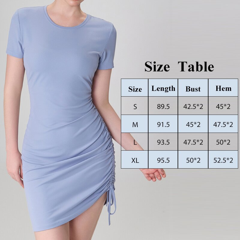 Women's Tennis Skirt Manufacturer - OEM/ODM Custom Side Drawstring Slim Fitting Skirt