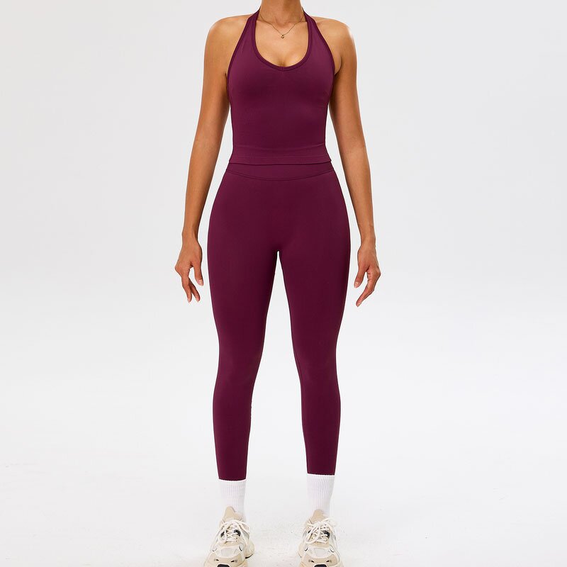 Women's Yoga Set Manufacturer - OEM/ODM Custom XL 2-Piece Tank Top Leggings Set