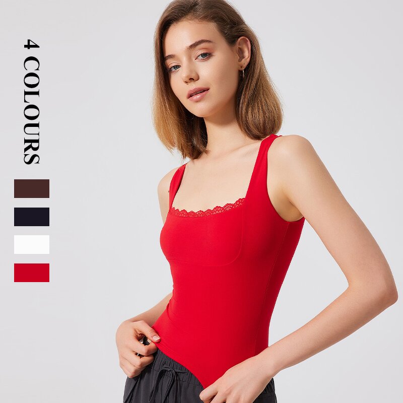 Women's Tank Top Manufacturer - OEM/ODM Custom Beauty Back Lace Sports Top