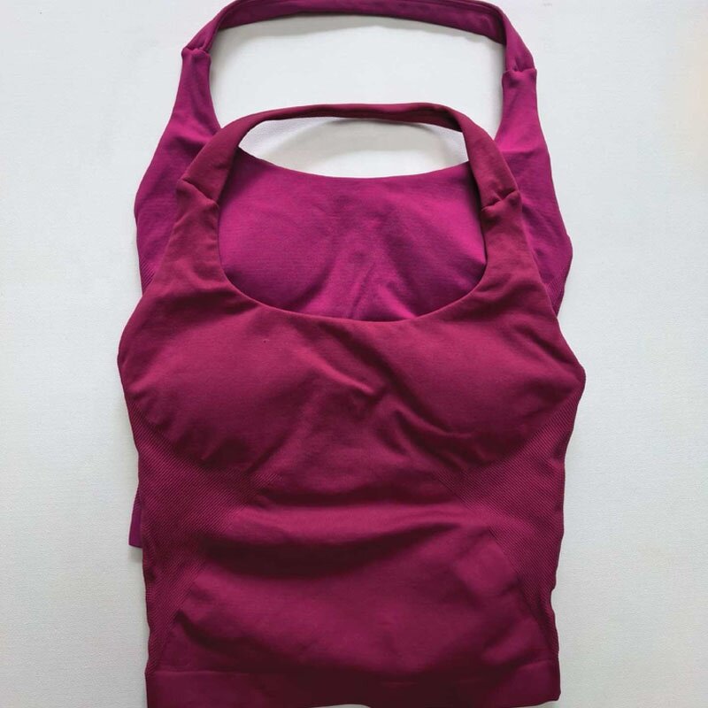 Women's Yoga Tank Top Manufacturer - OEM/ODM Custom Seamless Halter Top