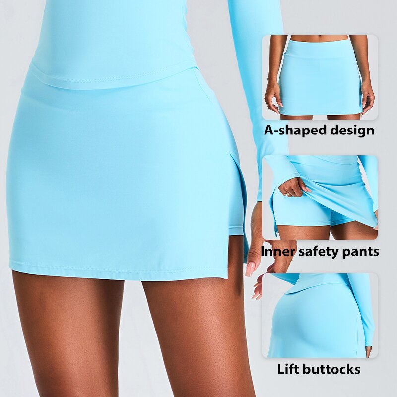 Women's Sports Short Skirt Manufacturer - OEM/ODM Custom High Waist A-Line Skirt