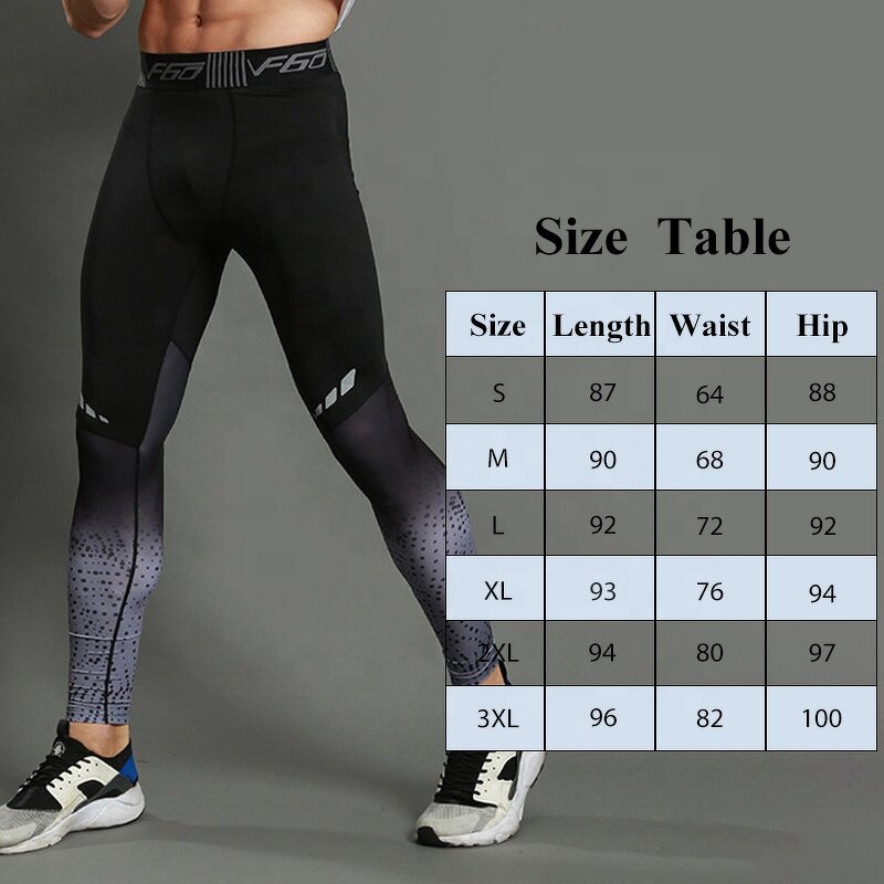 Men's Fitness Leggings Manufacturer - OEM/ODM Custom High Elastic Quick Dry Leggings