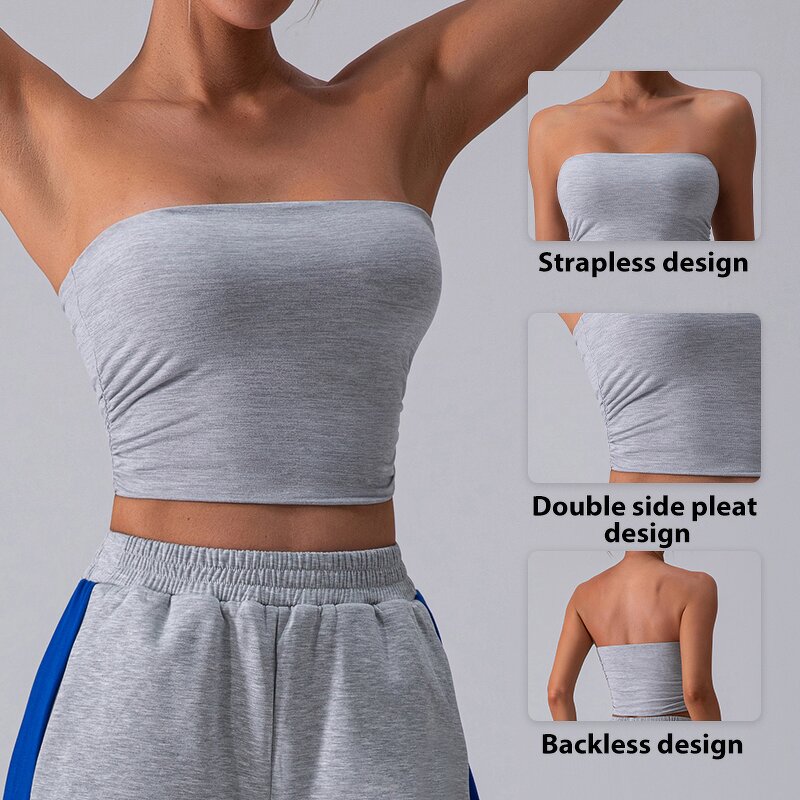 Women's Yoga Bra Manufacturer - OEM/ODM Custom Strapless Nude Seamless Bra