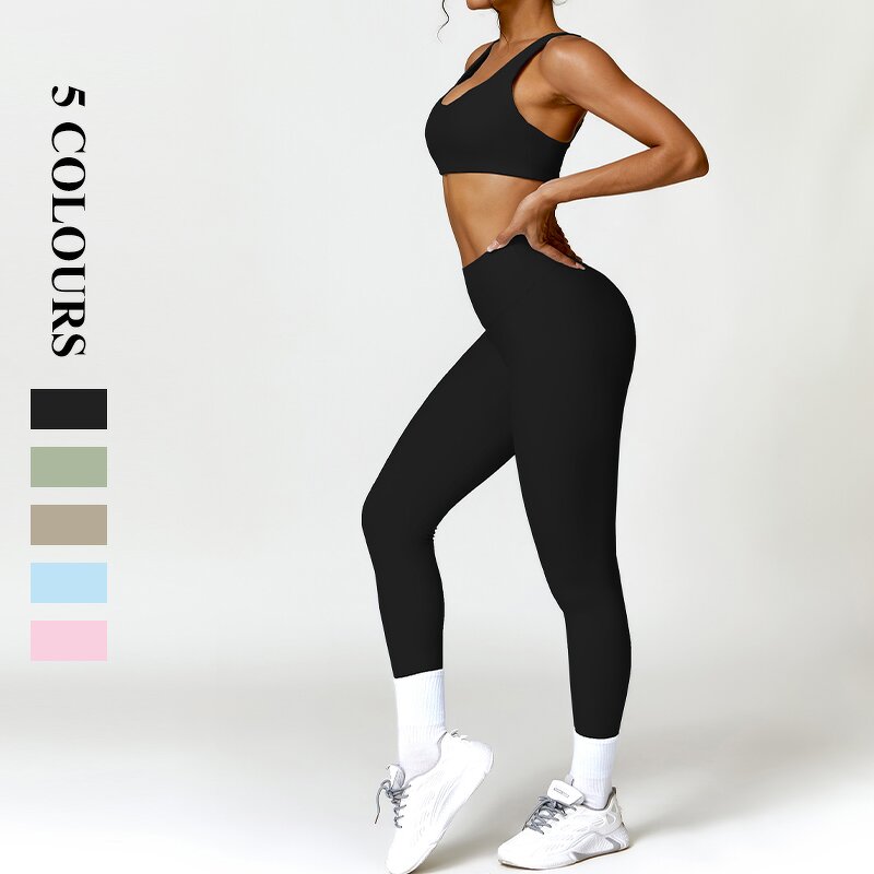 Women's Yoga Set Manufacturer - OEM/ODM Custom Lightweight High Waist Crop Set