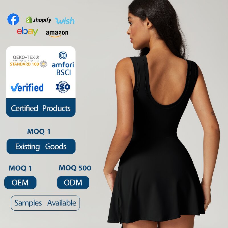 Women's Sports Dress Manufacturer - OEM/ODM Custom Two Piece Set Anti Shining Dress