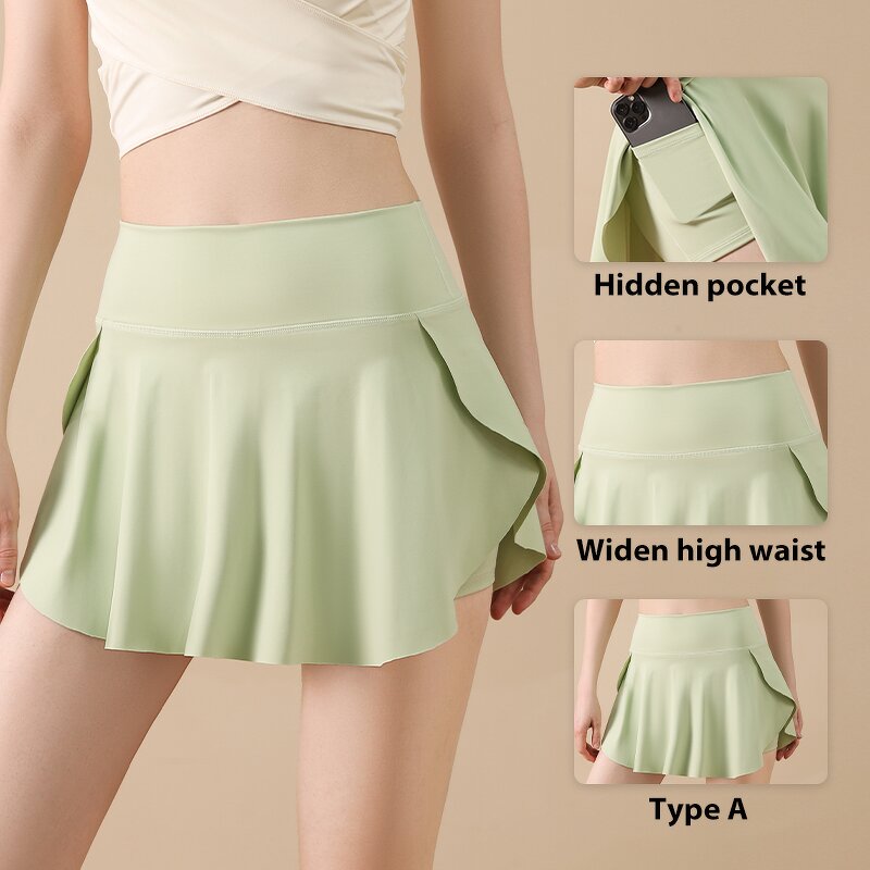 Women's Yoga Skirt Manufacturer - OEM/ODM Custom Quick Drying High Waist 2-in-1 Skirt
