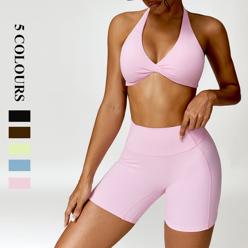 Women's Gym Sportswear Manufacturer - OEM/ODM Custom Contorted Fold Halterneck Suit