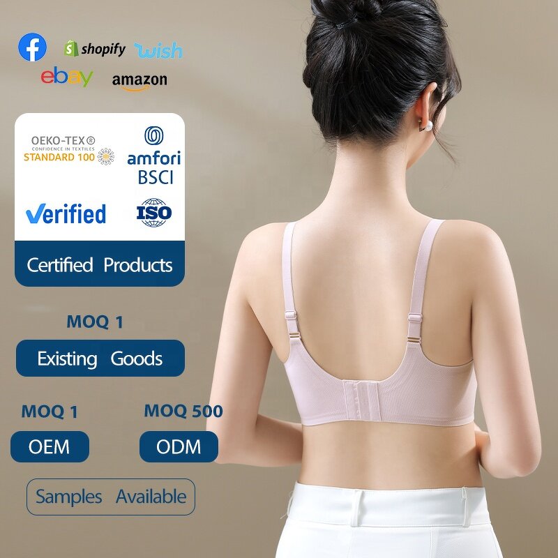 Women's Bralette Manufacturer - OEM/ODM Custom Plus Size Push up Padded Wireless Bra