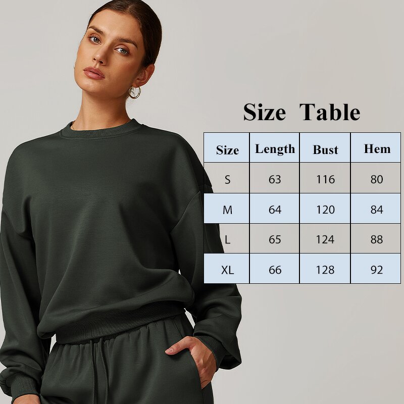 Women's Pullover Manufacturer - OEM/ODM Custom Rib Bottom Round Neck Hoodie