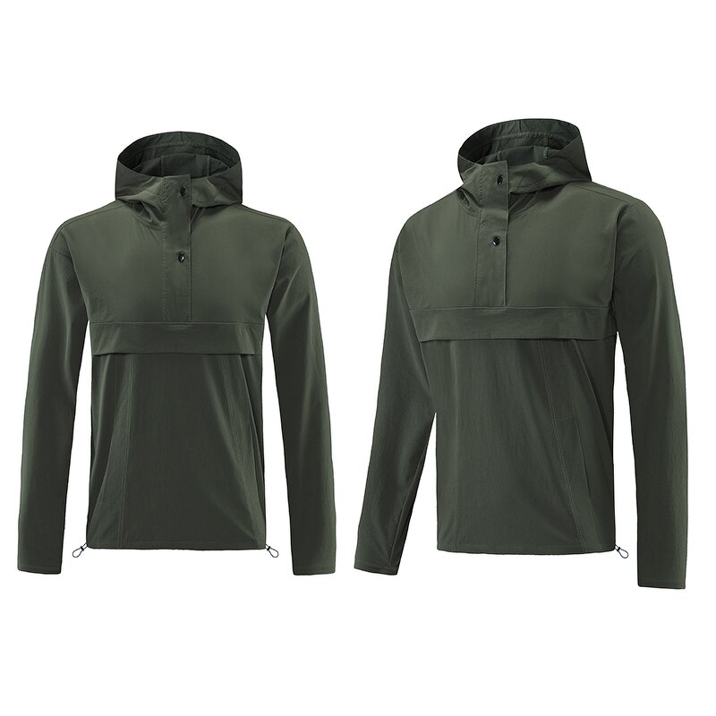 Men's Athletic Hoodie Manufacturer - OEM/ODM Custom Stand Collar Thick Long Sleeve