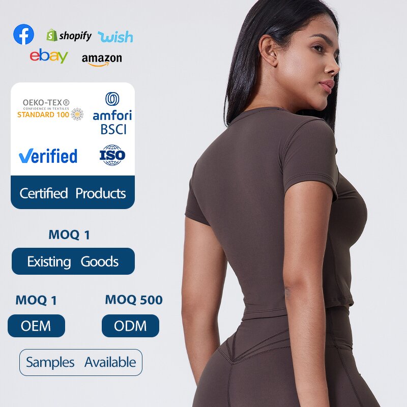 Women's Sports T-shirt Manufacturer - OEM/ODM Custom Lightweight Seamless T-Shirt