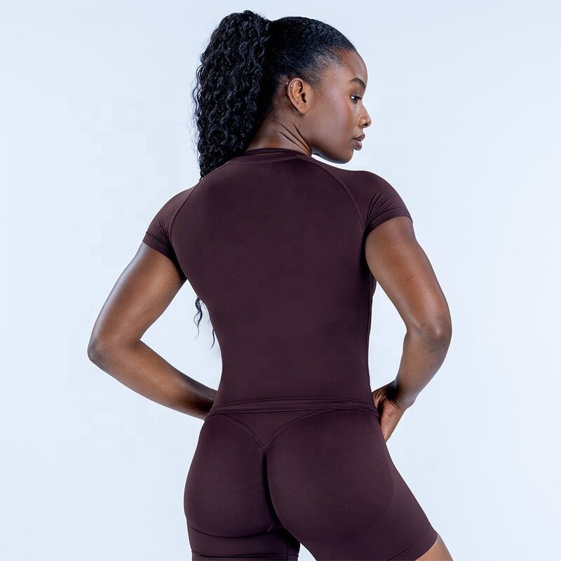 Women's Sports Top Manufacturer - OEM/ODM Custom Quick Dry Seamless T-shirt