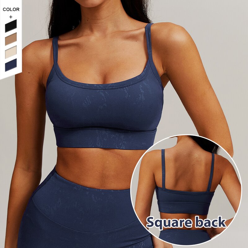 Women's Tank Top Manufacturer - OEM/ODM Casual Nude Yoga Bra Removable Top