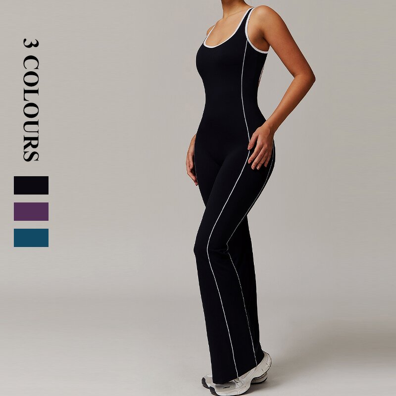 Women's Bodysuit Manufacturer - OEM/ODM Custom Breathable Nylon Butt Lift Jumpsuit