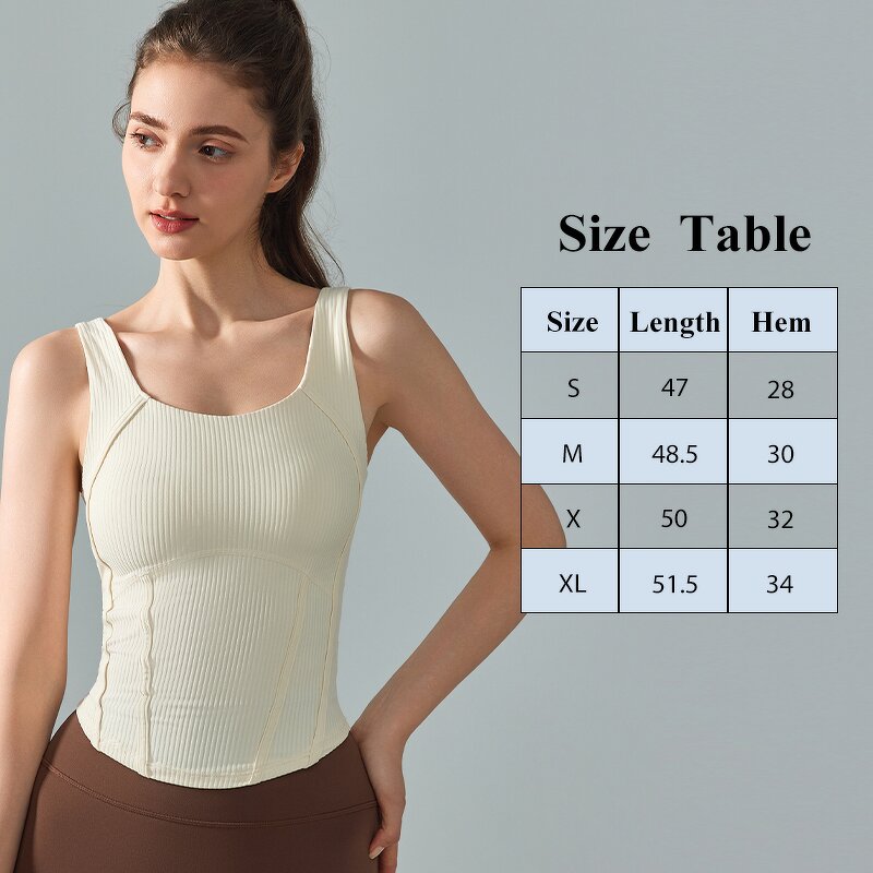 Women's Vest Manufacturer - OEM/ODM Custom Logo Chest Pad Beauty Back Vest