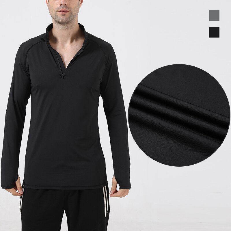 Men's Sport T-shirt Manufacturer - OEM/ODM Custom Athletic Thumb Hole Long Sleeve