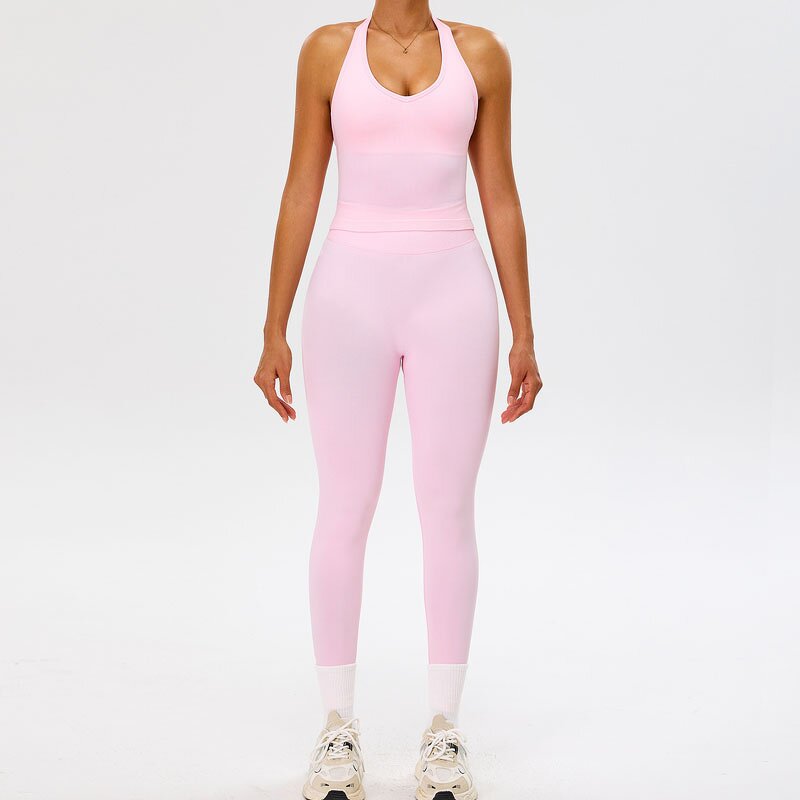 Women's Yoga Set Manufacturer - OEM/ODM Custom XL 2-Piece Tank Top Leggings Set