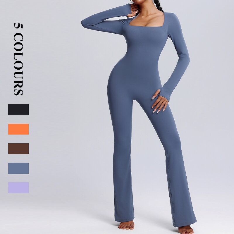 Women's Jumpsuit Manufacturer - OEM/ODM Custom High Elasticity Dance Fitness Jumpsuit