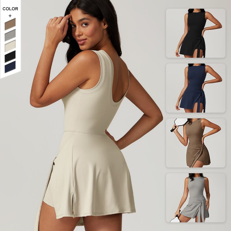 Women's Sports Dress Manufacturer - OEM/ODM Custom Two Piece Set Anti Shining Dress