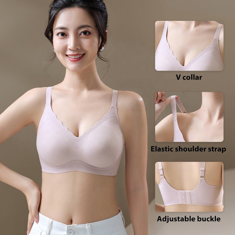 Women's Bralette Manufacturer - OEM/ODM Custom Plus Size Push up Padded Wireless Bra