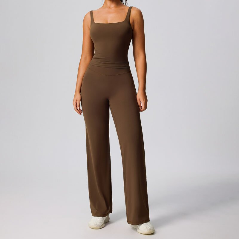 Women's Yoga Set Manufacturer - OEM/ODM Custom 2-Piece Halter Top Leggings Set