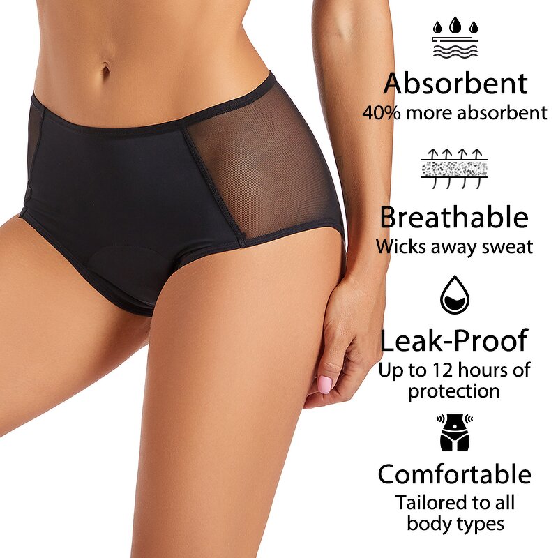 Women's Underwear Manufacturer - OEM/ODM Custom Elastic Period Panties