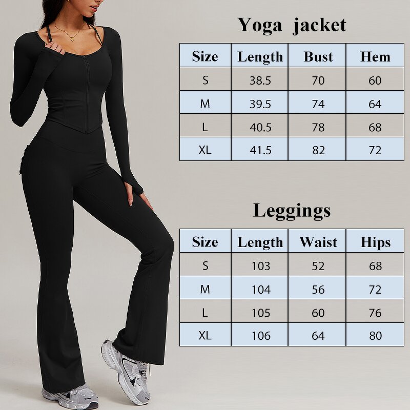 Women's Yoga Jacket Suit Manufacturer - OEM/ODM Custom Seamless Windproof Plus Set
