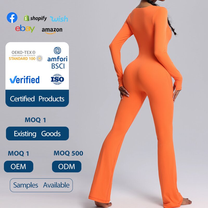 Women's Jumpsuit Manufacturer - OEM/ODM Custom High Elasticity Dance Fitness Jumpsuit