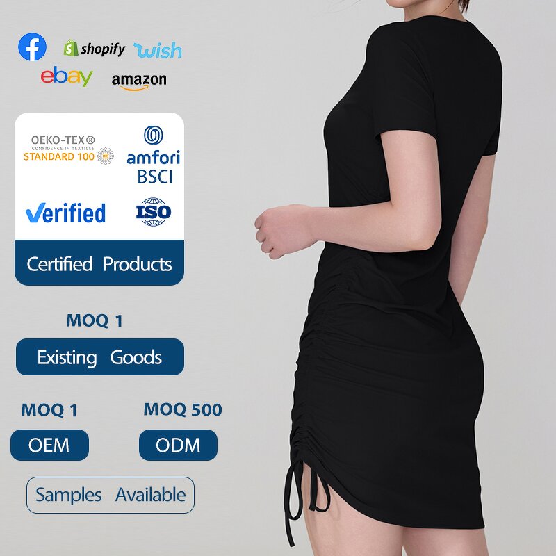 Women's Tennis Skirt Manufacturer - OEM/ODM Custom Side Drawstring Slim Fitting Skirt