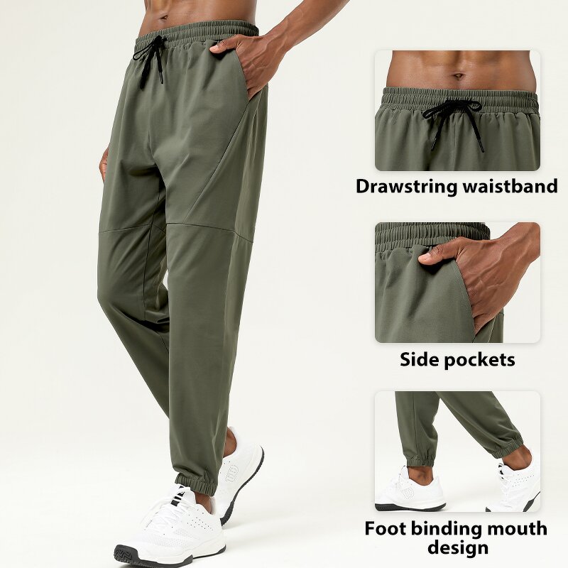 Men's Fitness Pants Manufacturer - OEM/ODM Custom Quick Dry Breathable Running Pants