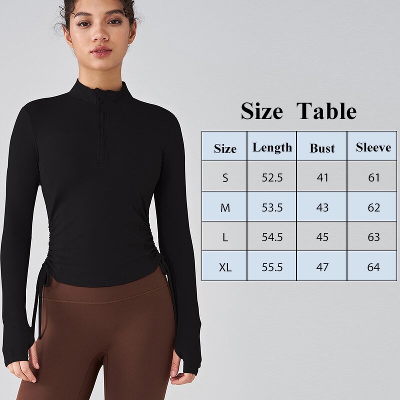 Women's Pullover Manufacturer - OEM/ODM Custom Quick Dry Half Zip Longsleeve