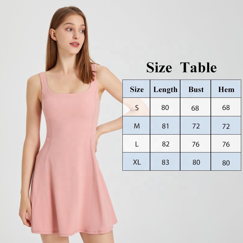 Women's Tennis Skirt Manufacturer - OEM/ODM Custom Square Neck Shoulder Design Skirt