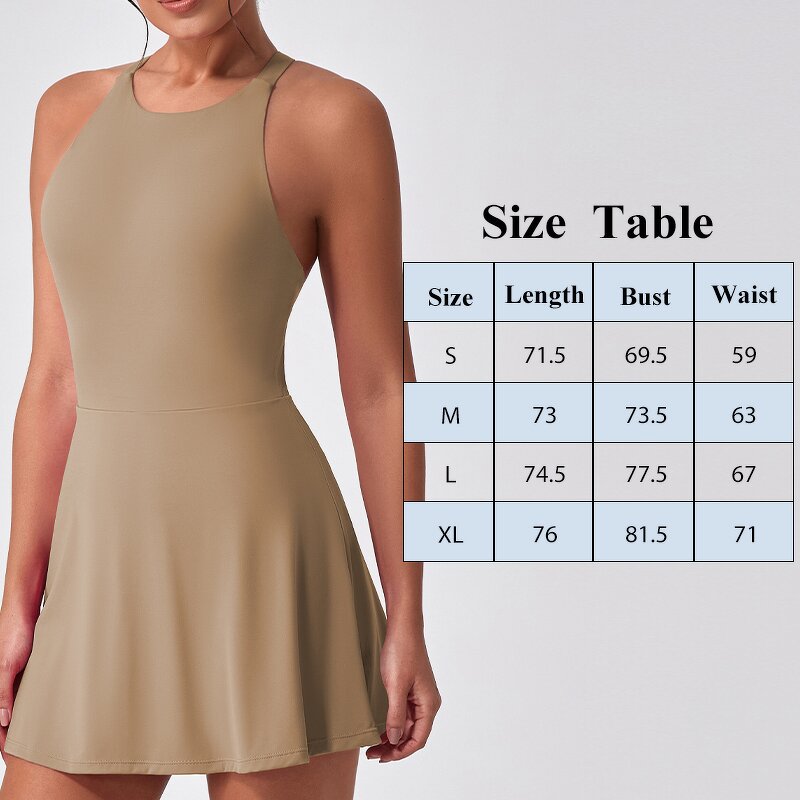 Women's Sports Dress Manufacturer - OEM/ODM Custom Cross Strap Yoga Tennis Skirt