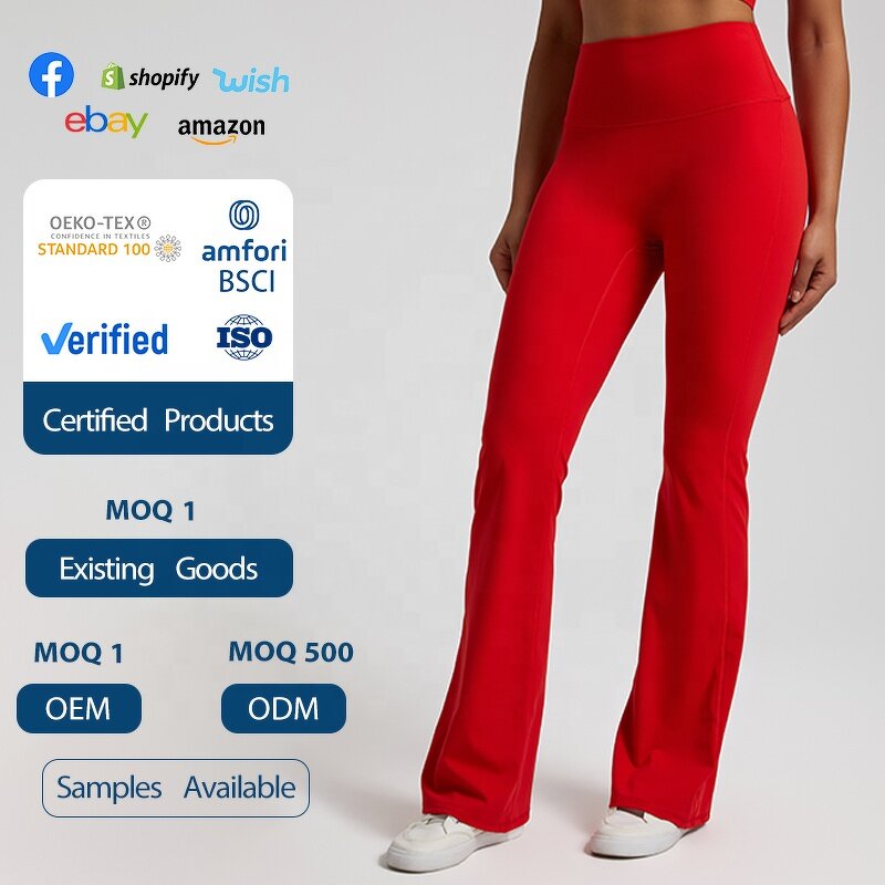 Women's Yoga Pants Manufacturer - OEM/ODM Custom High Waist Flared Pants