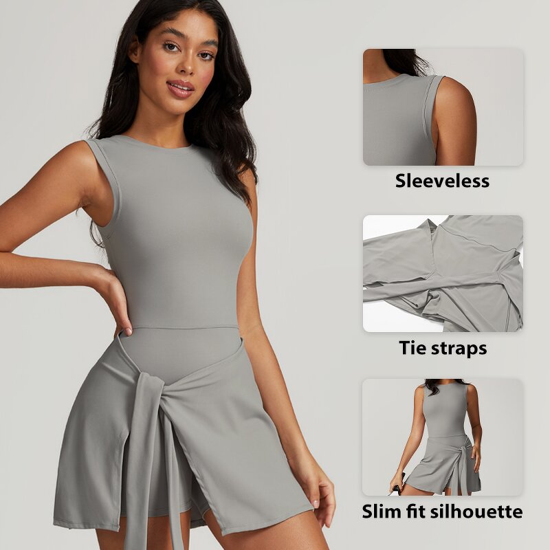 Women's Sports Dress Manufacturer - OEM/ODM Custom Two Piece Set Anti Shining Dress