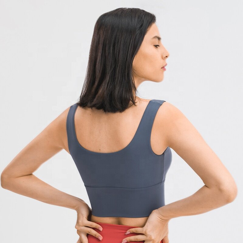 Sports Bra Manufacturer - OEM/ODM Custom Front Zipper Tight Yoga Top