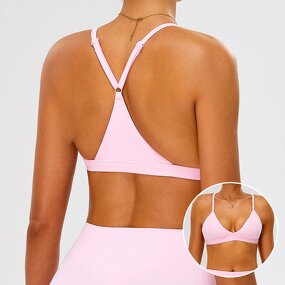 Women's Sports Bra Manufacturer - OEM/ODM Custom Reversible Nylon Seamless Bra