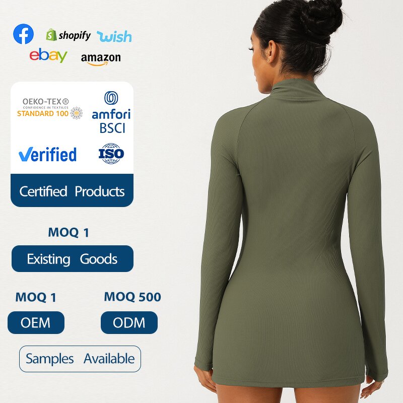 Women's Bodysuit Manufacturer - OEM/ODM Custom Sports Nude Slim Fit Windproof Jumpsuit