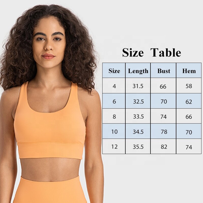 Sports Bra Manufacturer - OEM/ODM Custom Cross Back Yoga Bra with Lining