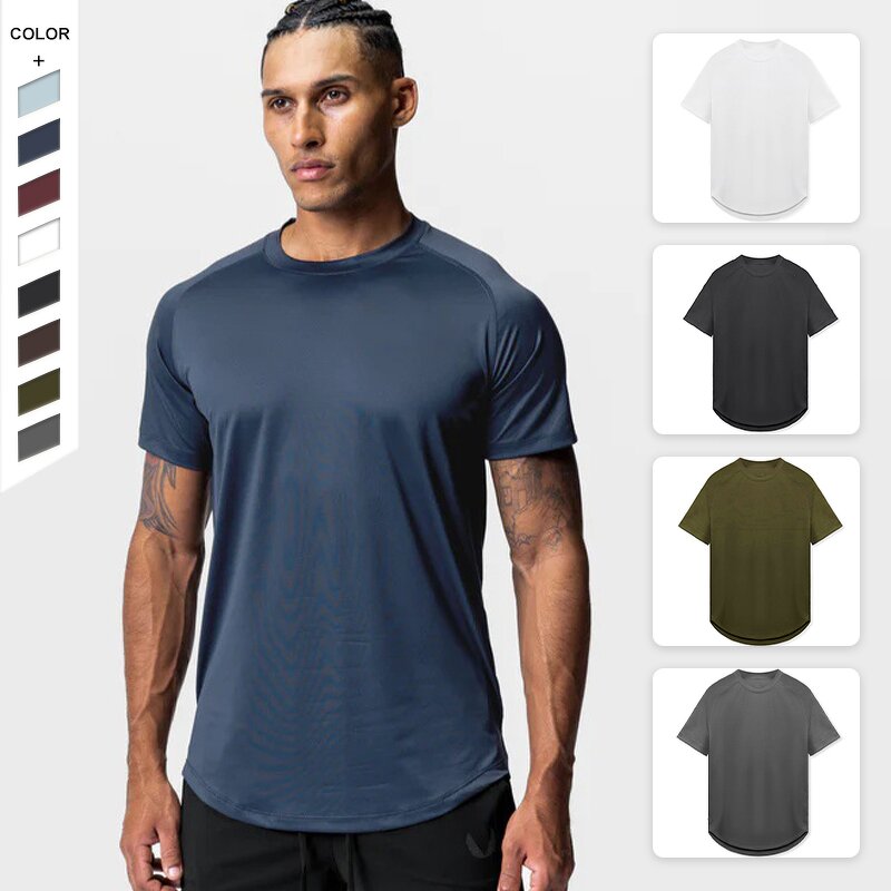 Men's Sports T-shirt Manufacturer - OEM/ODM Custom Plus Size Quick Dry Mesh T-shirt