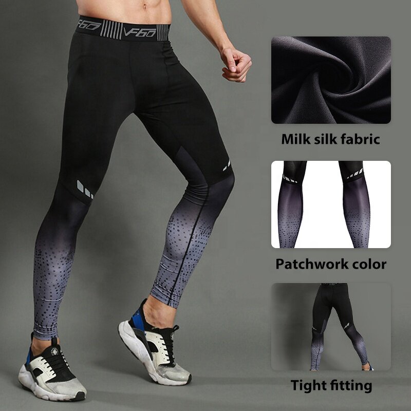 Men's Fitness Leggings Manufacturer - OEM/ODM Custom High Elastic Quick Dry Leggings