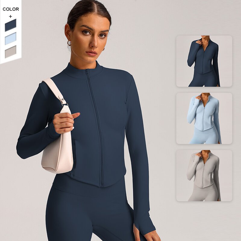 Women's Jacket Manufacturer - OEM/ODM Custom Winter Brushed Keep Warm Zipper Coat