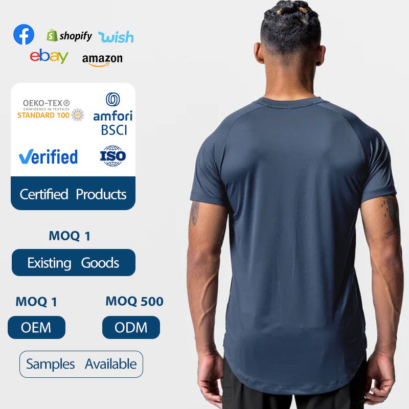 Men's Sports T-shirt Manufacturer - OEM/ODM Custom Plus Size Quick Dry Mesh T-shirt