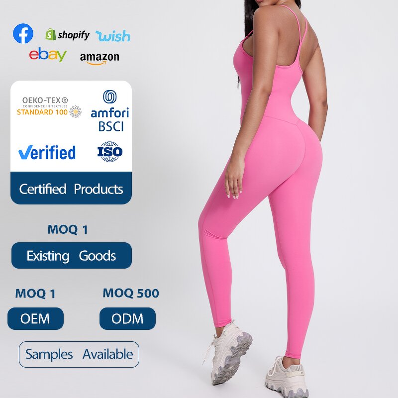 Women's Bodysuit Manufacturer - OEM/ODM Custom Round Neck Y-shaped Beauty Back Bodysuit