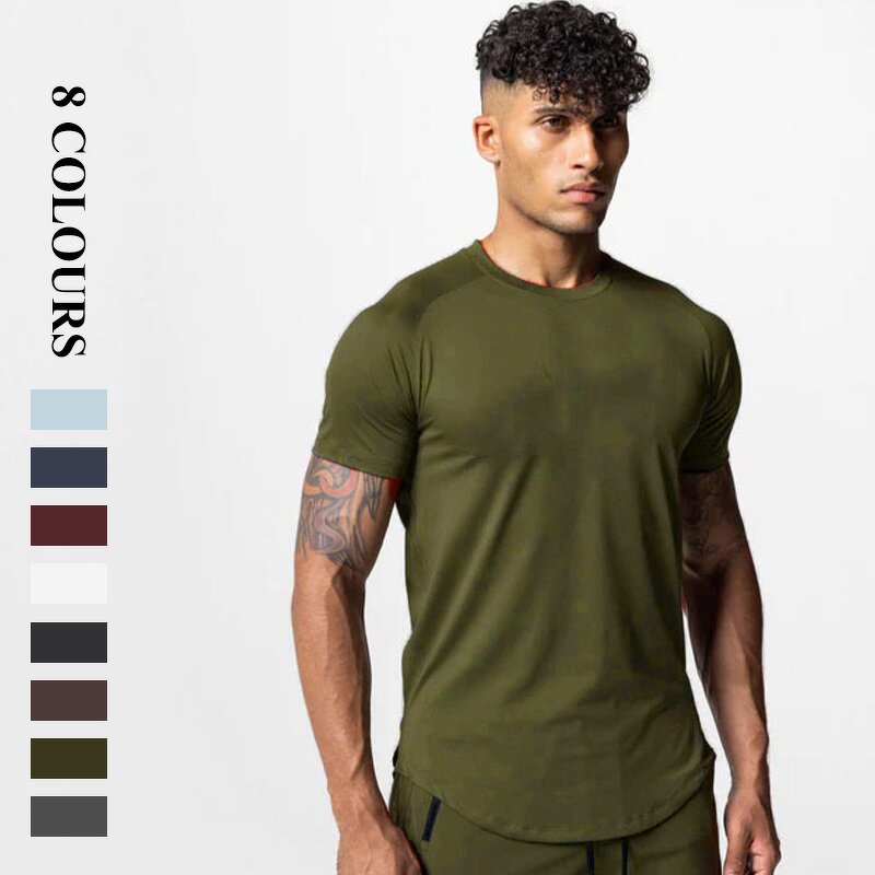 Men's Sports T-shirt Manufacturer - OEM/ODM Custom Plus Size Quick Dry Mesh T-shirt