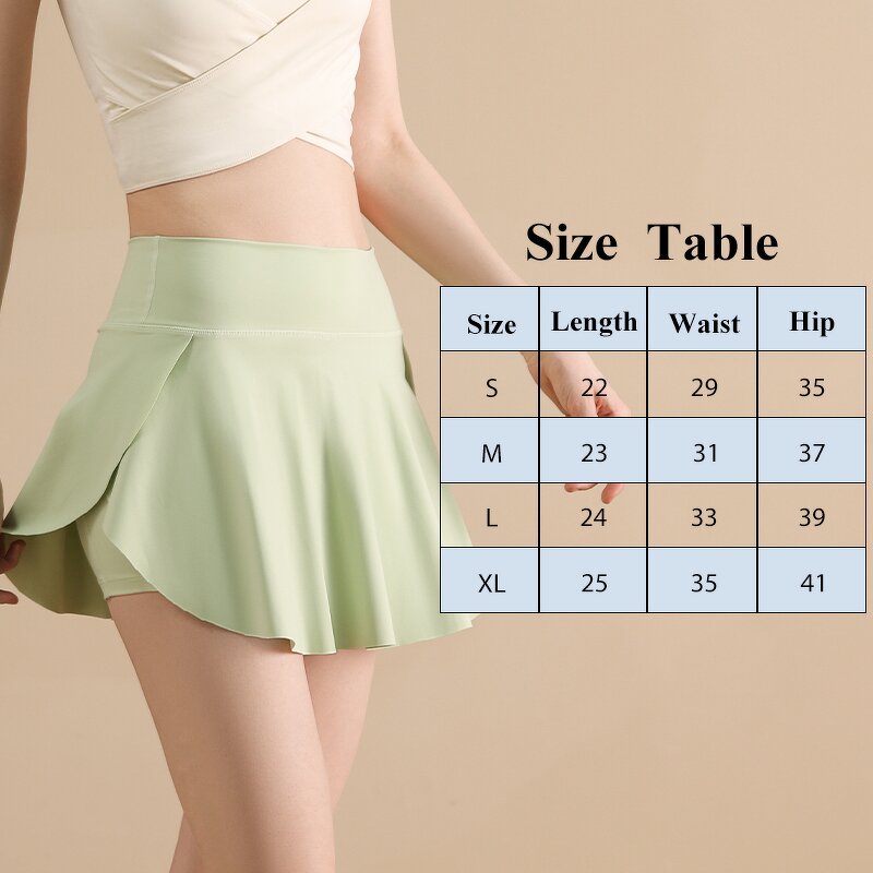 Women's Yoga Skirt Manufacturer - OEM/ODM Custom Quick Drying High Waist 2-in-1 Skirt